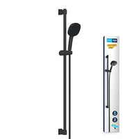 Thumbnail for GROHE Vitalio 110 - Brausestangenset wassersparend - 8l pro Min (2 Strahlarten, Brausestange 90cm, Kleben oder Bohren), eckig, mattschwarz, 269302431 im Sale
