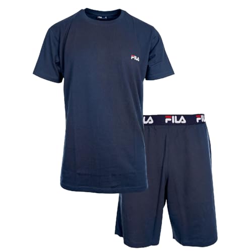 Fila Herren Pyjama FI/1/PY/FPS1194 Pyjamaset, M, im Sale
