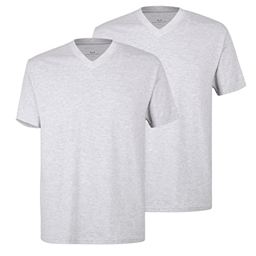 Götzburg Men's 741275-8709 T-Shirt, White (Weiss 1), Large (Manufacturer size: L/52) (2-pack) on sale
