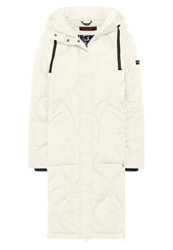 Frieda & Freddies Mantel Padding Coat in Weiß, Größe 42 im Sale