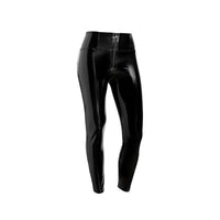 Thumbnail for FREDDY WR.UP Push Up Latex Pants, Super Skinny, High Waist, 7/8 Length, Black, Medium on Sale