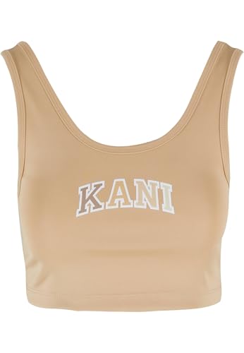 Karl Kani Damen KW242-023-2 Small Serif Bustier Top Sand, im Sale