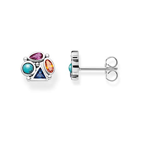 Thomas Sabo Ohrstecker farbige Steine 925 Sterling Silber H2034-320-7 im Sale