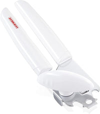 Thumbnail for Leifheit Can Opener Safety ComfortLine series, for easy opening without effort, lid opener with hardened cutting wheel, opens cans without sharp edges, white on sale