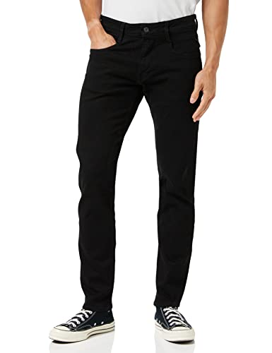Replay Men's Jeans Anbass Slim-Fit, Black 098-2 (Black), 36W / 32 on Sale