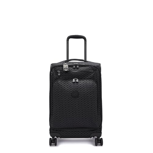 Kipling NEW YOURI SPIN Small Cabin Spinner, Carry On, Signature Emb (Black) on Sale