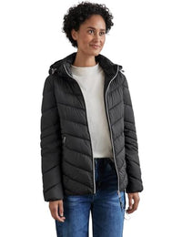 Thumbnail for STREET ONE Damen A201969 Kurze Steppjacke, Black, 42 im Sale