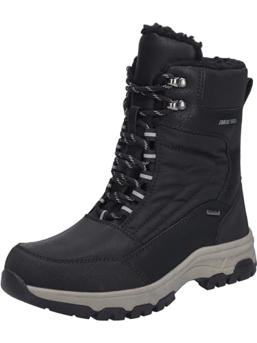 Josef Seibel Damen Winterstiefel Davos 52,Weite G (Normal),Wechselfußbett,wasserdicht,Boots,Winterschuhe,schwarz,41 EU im Sale