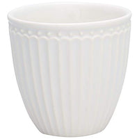 Thumbnail for GreenGate - Mug, Cup, Coffee Cup, Mini Latte Cup - Alice - Porcelain - White - 125 ml on Sale