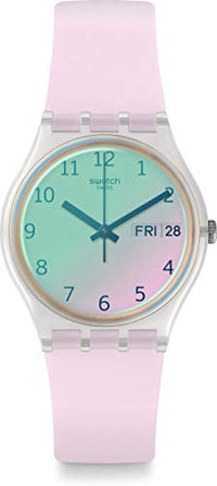 Thumbnail for Swatch Unisex Erwachsene Analog Quarz Uhr mit Silikon Armband GE714 im Sale