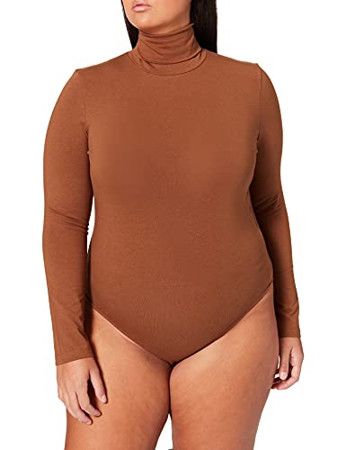 Samoon Damen T-Shirt 1/1 Mouw T Shirt, Mocca Brown, 56 im Sale