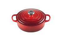 Thumbnail for Le Creuset Signature Gourmet-Bräter aus Gusseisen, für alle Herdarten und Backöfen, 30 cm, 6,2 Liter, Kirschrot, 21179300602430 im Sale