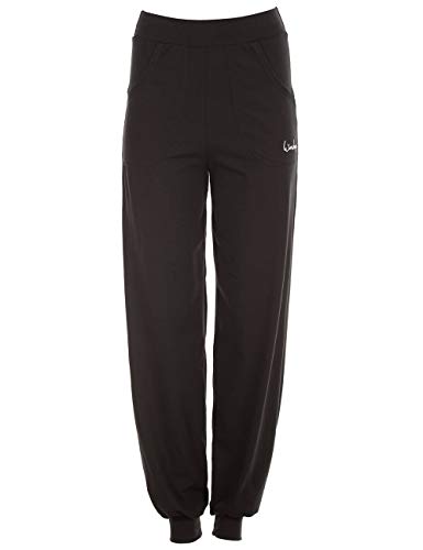 WINSHAPE Damen Functional Luftig-legere High Waist-trainingshose Wh12 Trainingshose, Schwarz, EU im Sale