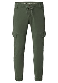 Thumbnail for Timezone Herren Regular BrooklynTZ Freizeithose, Tank Green, 34/34 im Sale