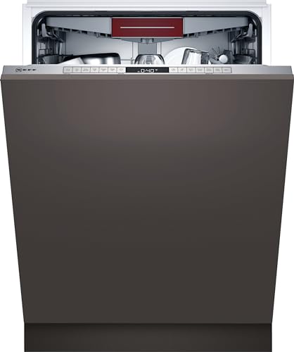 Neff S297TCX00E, Vollintegrierter Geschirrspüler, N70, HomeConnect, 6 Programme, 14 Maßgedecke, 60cm, EEK: A, 9,5 Liter Wasserverbrauch, Geräusch: 43 dB, EmotionLight; TimeLight, Made in Germany im Sale