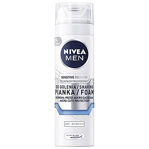 NIVEA NIVEA MEN Sensitive Recovery Regenerating Shaving Foam 200 ml on sale