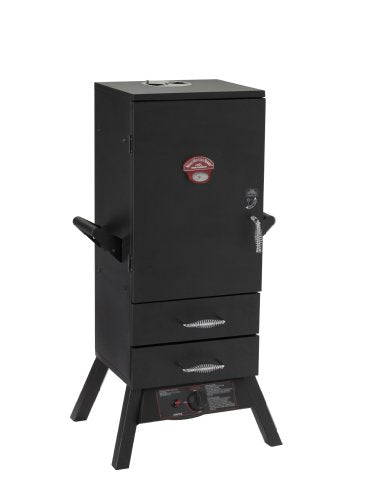 Landmann gas smoker, black
