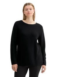 Thumbnail for TOM TAILOR Damen Plussize Strickpullover aus Bio-Baumwolle, 36210 - Berry Knit Stripe Design, 54 im Sale
