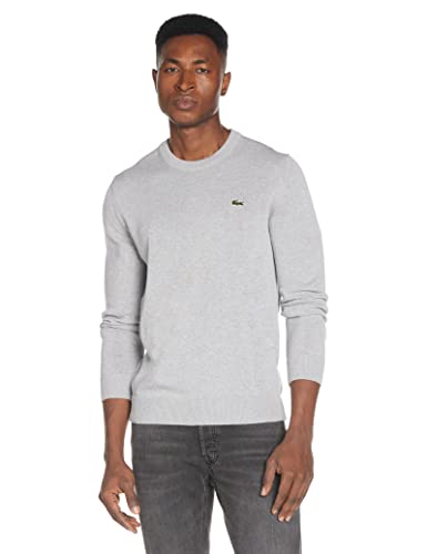 Lacoste Men's AH1985 Pullover, Argent Chine, 2XG on sale