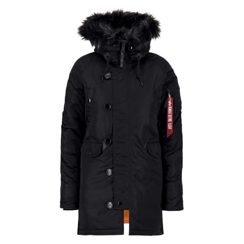 Alpha Industries N3B VF 59 Wmn Winterjacke für Damen Black/Black im Sale