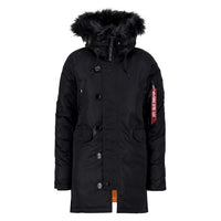 Thumbnail for Alpha Industries N3B VF 59 Wmn Winterjacke für Damen Black/Black im Sale