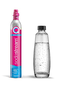 Thumbnail for SodaStream QC-Reservepack mit 1x Quick Connect CO2-Zylinder (Ergiebigkeit: 60L) und 1x 1.0 Glasflasche, Pink im Sale