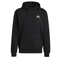 Thumbnail for adidas Herren Essentials Fleece Hoodie, Black / White, im Sale