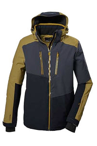 Thumbnail for killtec Herren Skijacke/Funktionsjacke mit abzippbarer Kapuze und Schneefang KSW 70 MN SKI JCKT, blasses oliv, L, 41957-000 im Sale