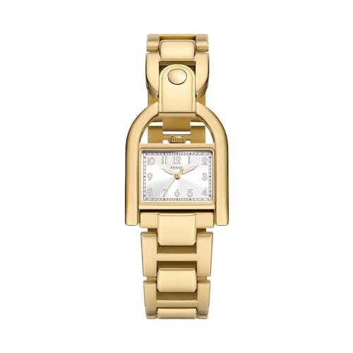 Fossil Damenuhr Harwell Quarz/3 Zeigerwerk 28 mm Gehäusegröße mit Edelstahlarmband ES5327 im Sale