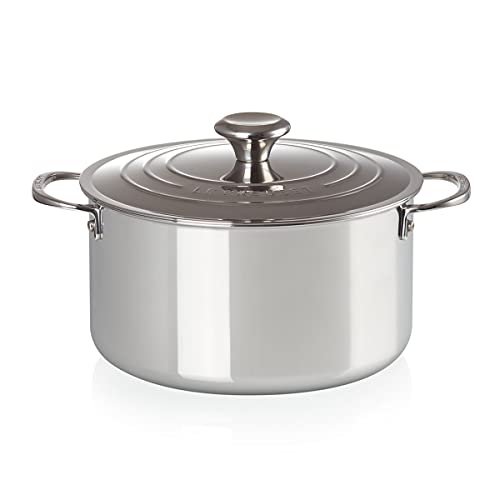 Le Creuset Signature Casserole with Lid, Ø 24 cm, 3-ply PLUS Stainless Steel on Sale