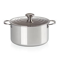 Thumbnail for Le Creuset Signature Casserole with Lid, Ø 24 cm, 3-ply PLUS Stainless Steel on Sale