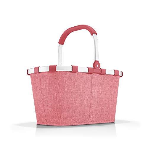 reisenthel carrybag twist berry– Stabiler Einkaufskorb mit viel Stauraum und praktischer Innentasche – Elegantes und wasserabweisendes Design im Sale