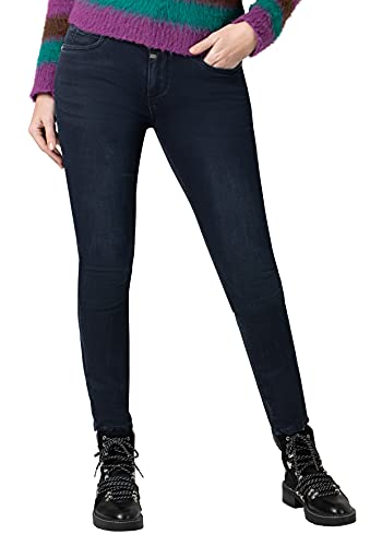 Timezone Women's Slim Enyatz Womanshape Casual Trousers, Night Blue Wash, 28W 34L EU on sale