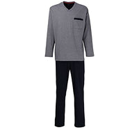 Thumbnail for Götzburg Herren Nachtwäsche Zweiteiliger Schlafanzug, Pyjama lang, aus Baumwolle 50 im Sale