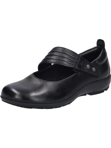 Josef Seibel Damen Riemchenballerinas Charlotte 03,Weite G (Normal),Ballerina-Schuhe,Ballett-Schuhe,Ballet-Flats,Black-Black,38 EU im Sale