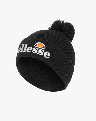 ellesse Men's Velly Pom Beanie Hat, Grey, One Size on Sale