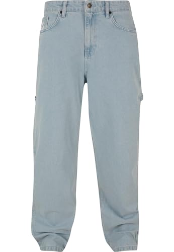 Karl Kani Herren KMI-PL063-090-12 KK Retro Baggy Workwear Denim 30 Bleached Blue im Sale