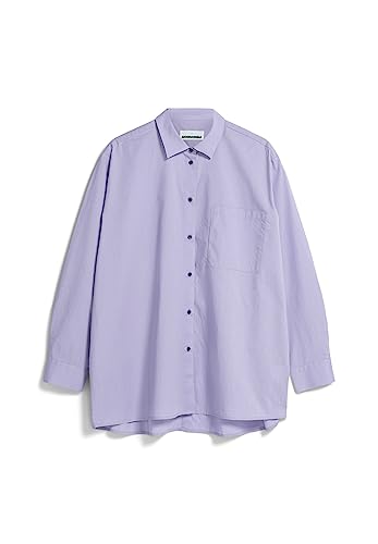 ARMEDANGELS Damen Bluse Loose Fit aus Bio-Baumwolle EALGAA Loose Fit Pastel Green im Sale