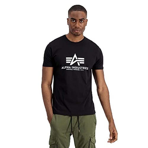Alpha Industries Basic T 2 Pack T-Shirt für Herren Olive/Burgundy im Sale