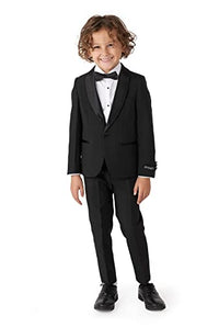 Thumbnail for OppoSuits Formelles Outfit für Jungen - Premium Tuxedo Anzug - Tailliertes Outfit - Schwarz - Inklusive Blazer, Hose und Fliege im Sale