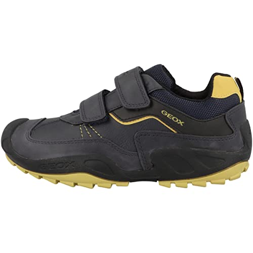 Geox Jungen J New Savage Boy A Schuhe, Navy Ochreyellow, 39 EU im Sale