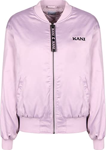 Karl Kani Chest Retro Satin Bomber Jacket - im Sale