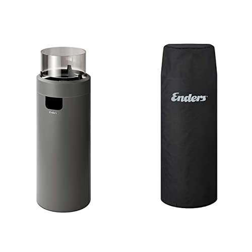 Enders 5605 Feuerstelle NOVA LED L, Grau + Wetterschutzhülle L, Schwarz im Sale