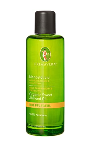 PRIMAVERA Pflegeöl Mandelöl bio 6 x 100 ml - Aromaöl, Naturkosmetik- pflegend, feuchtigkeitsspendend - vegan im Sale