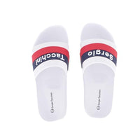 Thumbnail for Sergio Tacchini San Remo White Navy Slipper Flip Flops 40 on Sale