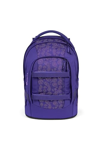 satch pack ab 5. Klasse ergonomisch 30L Stauraum standfest Organisationstalent Bright Faces - Lila im Sale