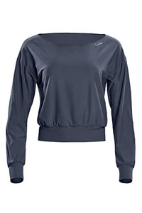 Thumbnail for WINSHAPE Damen Functional Light And Soft Cropped Long Sleeve Top Ls003ls Yoga-Shirt, Anthracite, EU im Sale