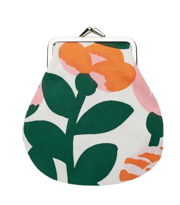 Marimekko Pieni kukkaro pieni Green Green Purse, White, Green, pink, orange im Sale