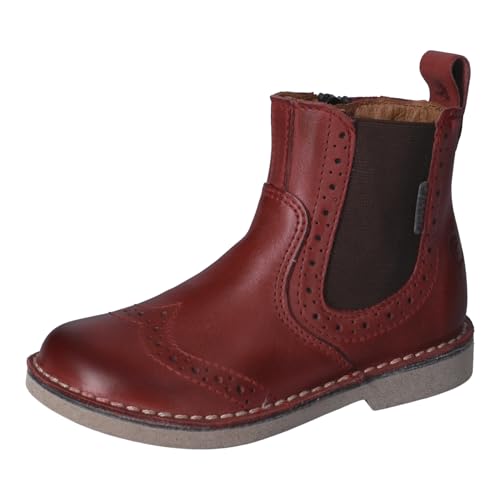 RICOSTA Mädchen Stiefel Dallas, Kinder Boots, Weite: Mittel, lose Einlage, Chelsea Boots, reißverschluss, Booties, Kurzstiefel, Kastanie (280), 33 EU im Sale