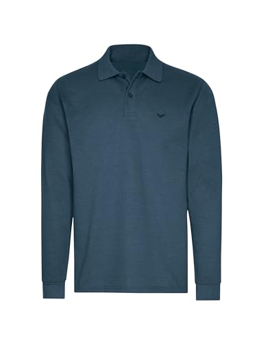 TRIGEMA Langarm Poloshirt mit Armbündchen im Sale